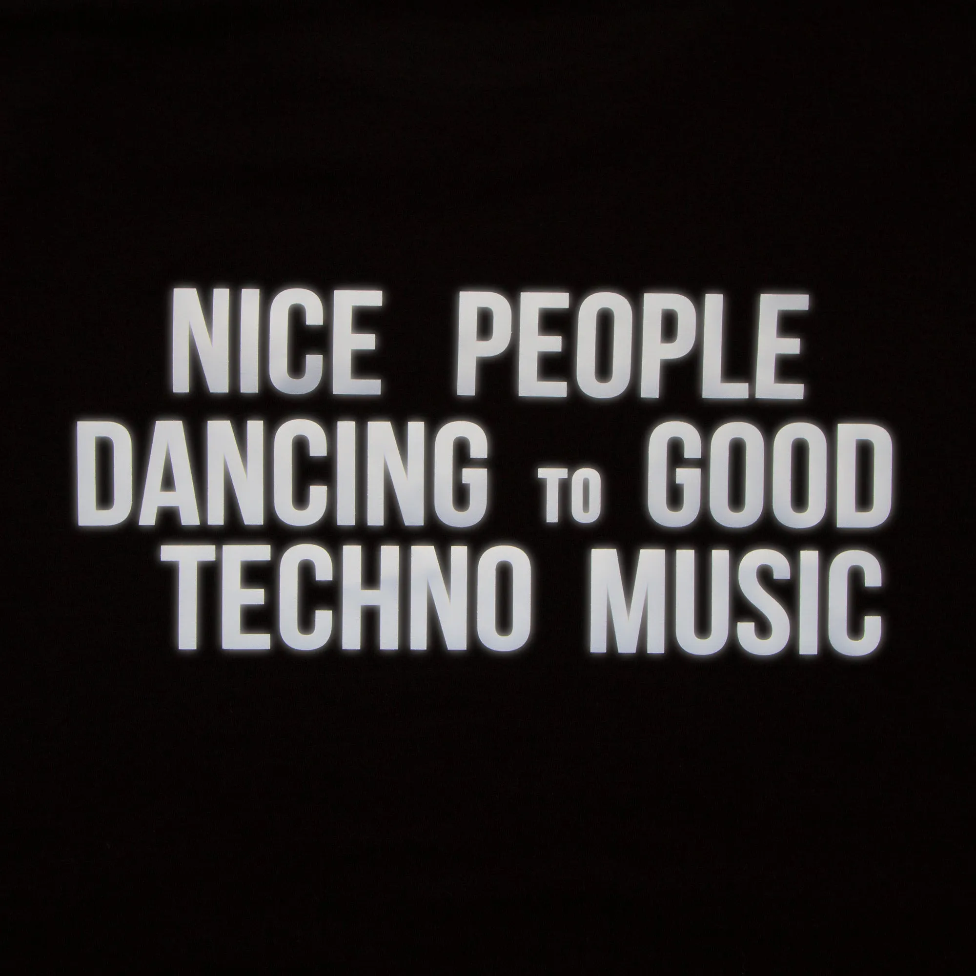 Reflective Peoples Techno - Sweatshirt - Black