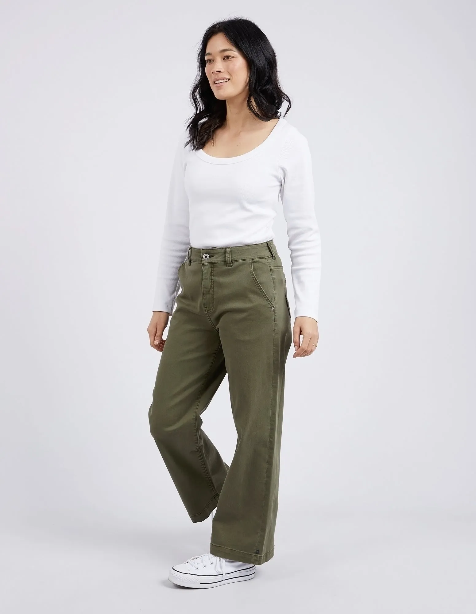 Scarlett Wide Leg Pant Clover