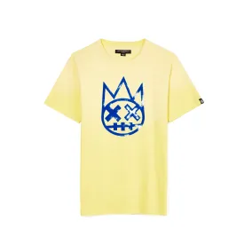 SHIMUCHAN LOGO SHORT SLEEVE CREW NECK TEE IN VINTAGE YELLOW