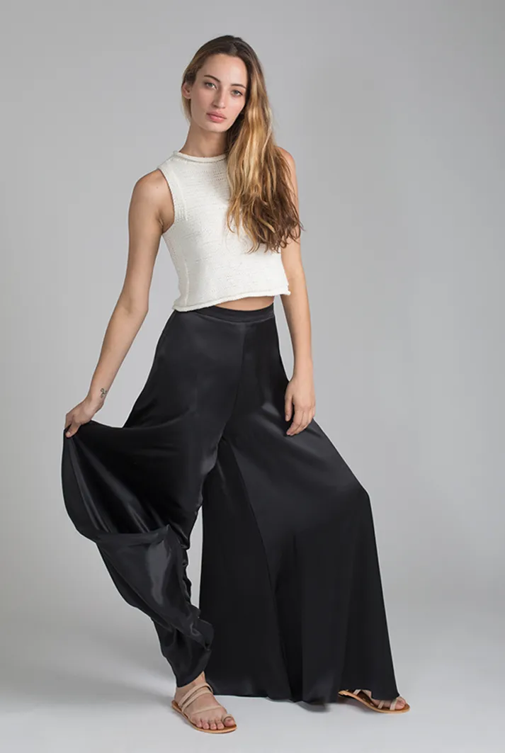 Silk Palazzo Pants