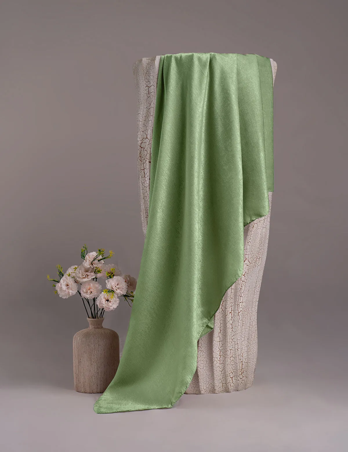 Silky Velvet Hijabs - Fern Green