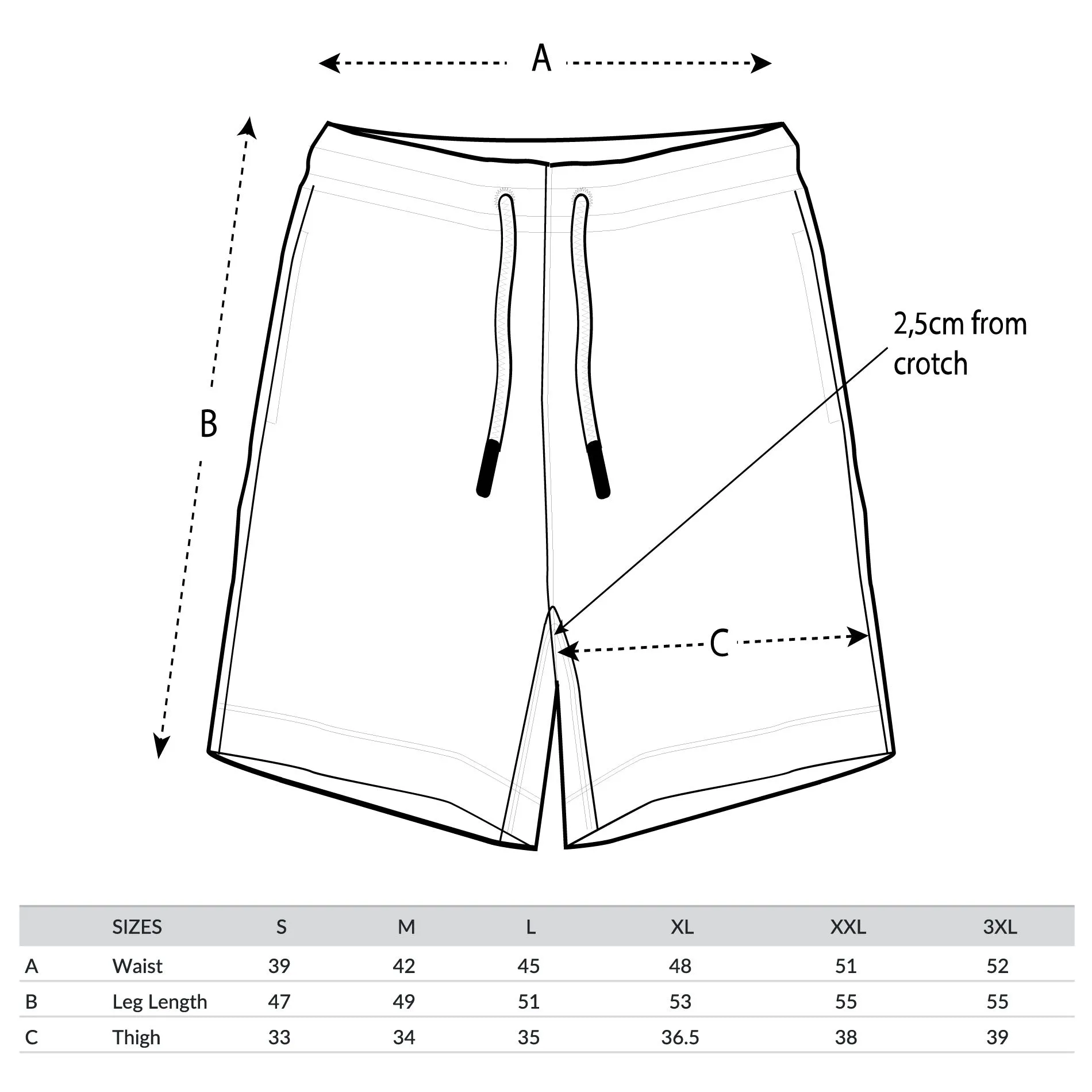 Smiley Shroom - Jersey Shorts - Black