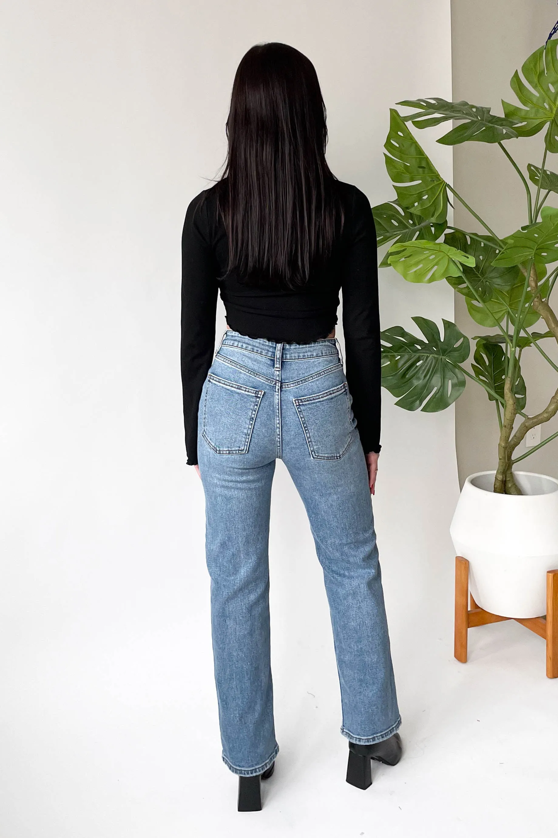 Stefanie Jeans in Medium Denim