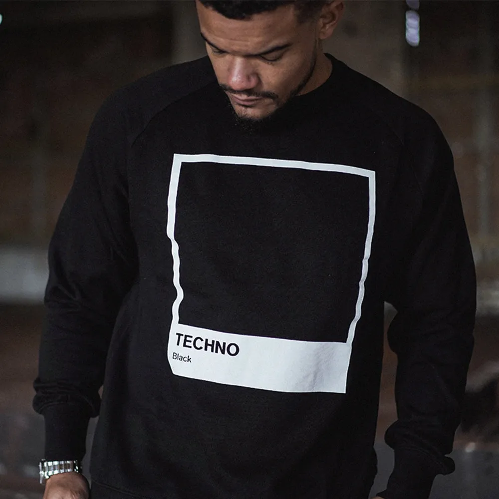 Techno Black - Sweatshirt - Black