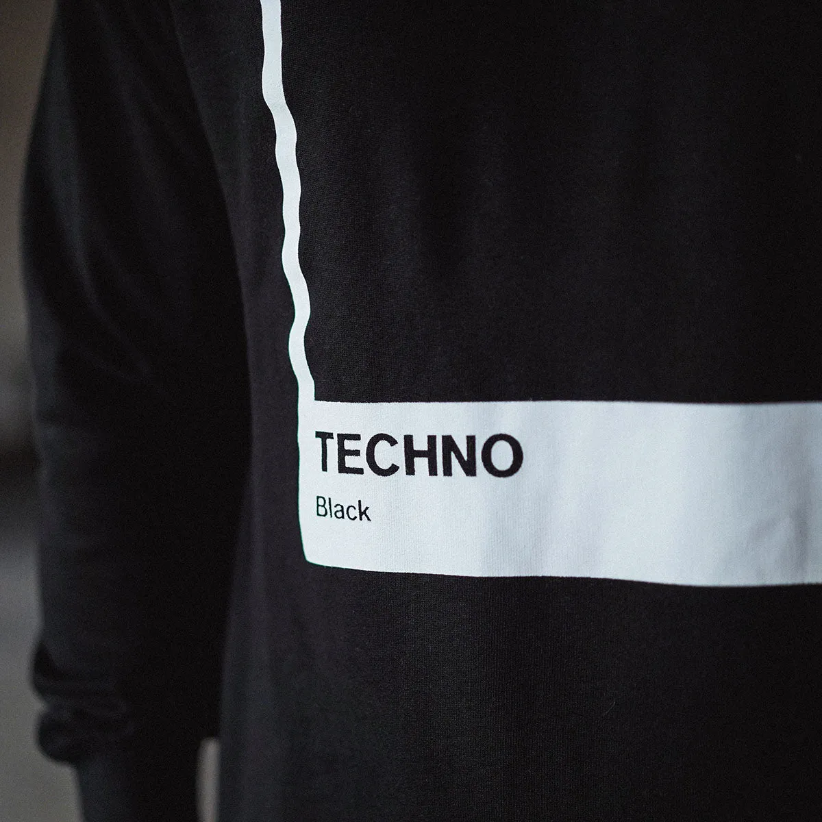 Techno Black - Sweatshirt - Black