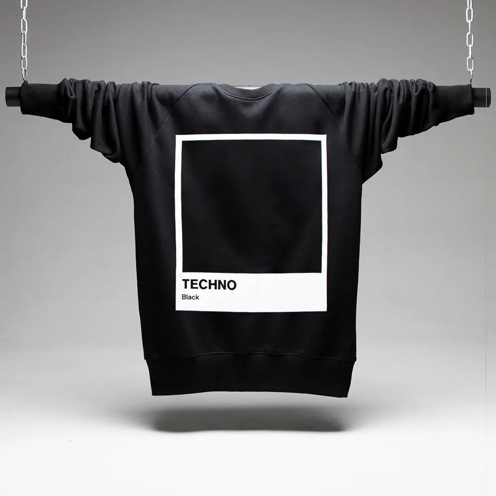 Techno Black - Sweatshirt - Black