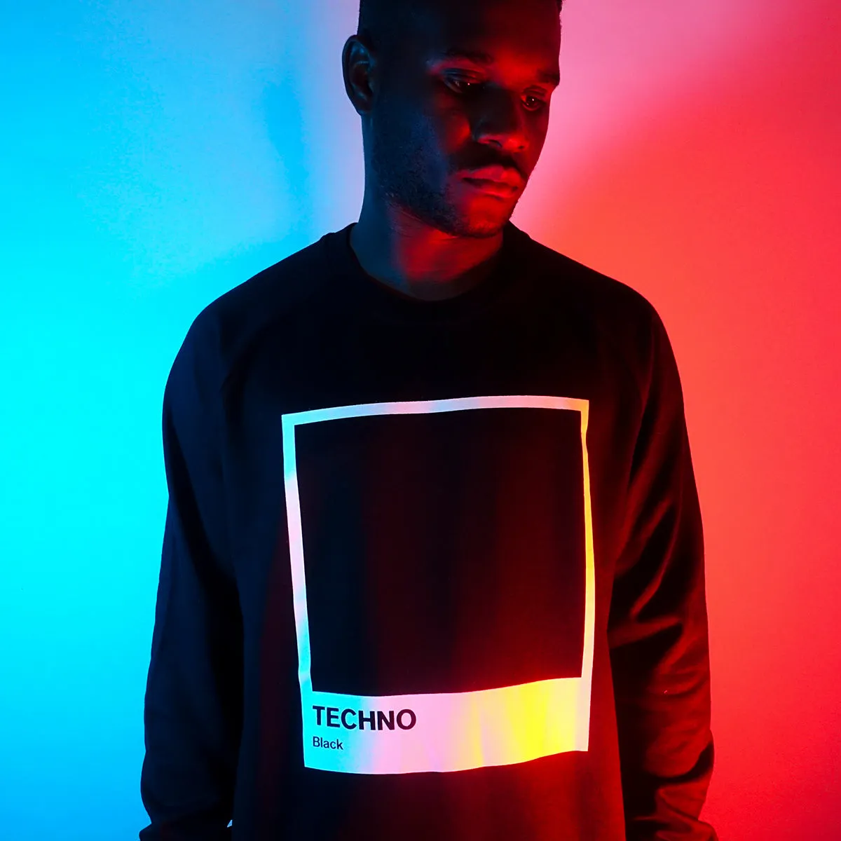 Techno Black - Sweatshirt - Black