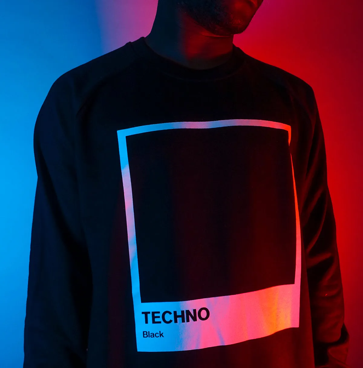 Techno Black - Sweatshirt - Black