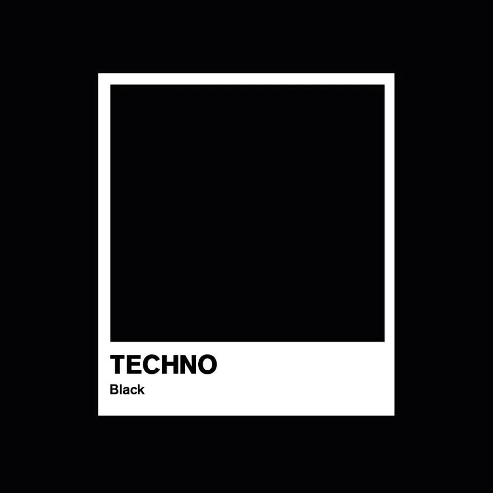 Techno Black - Sweatshirt - Black