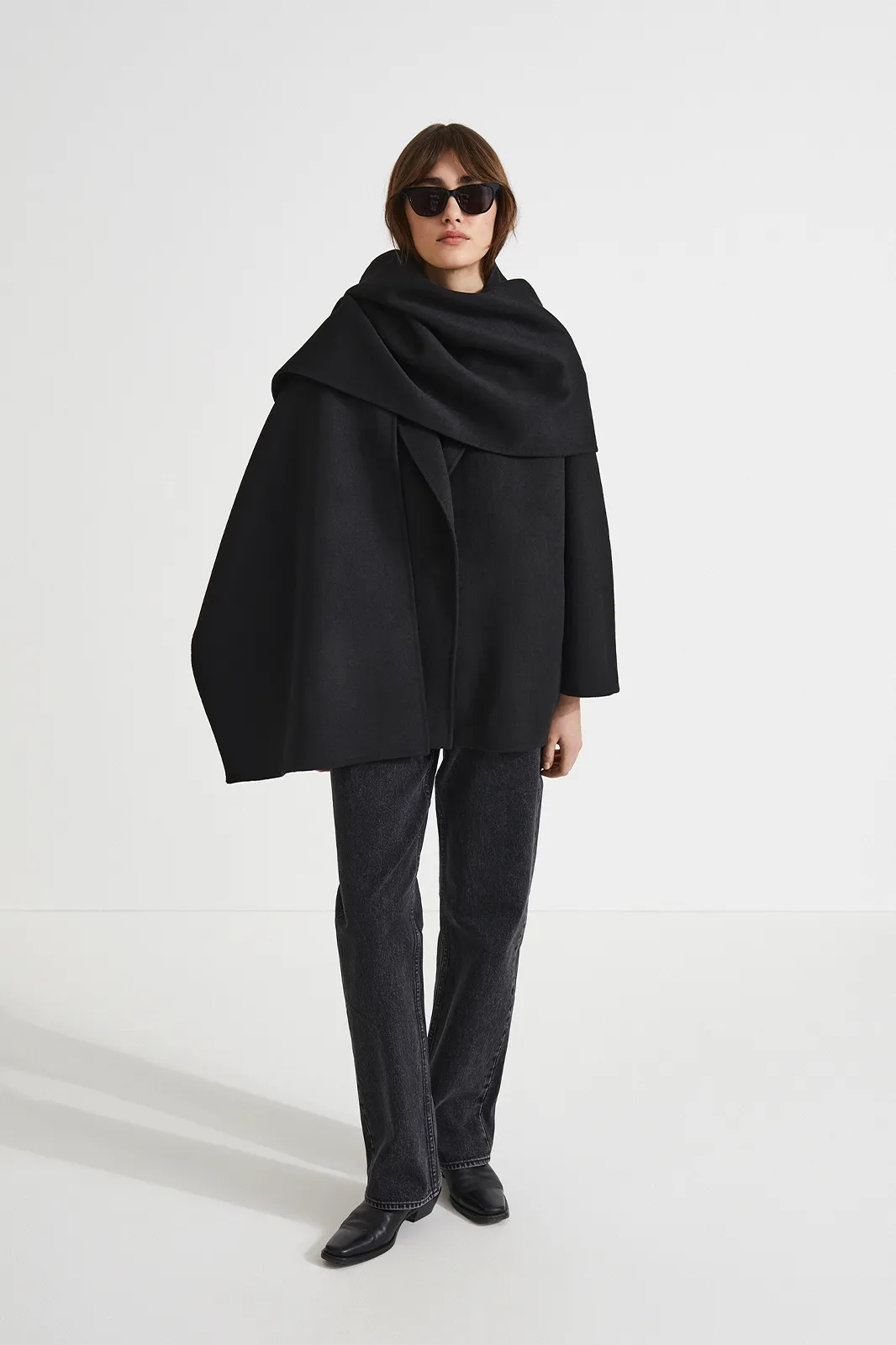 TECLA SCARF - BLACK