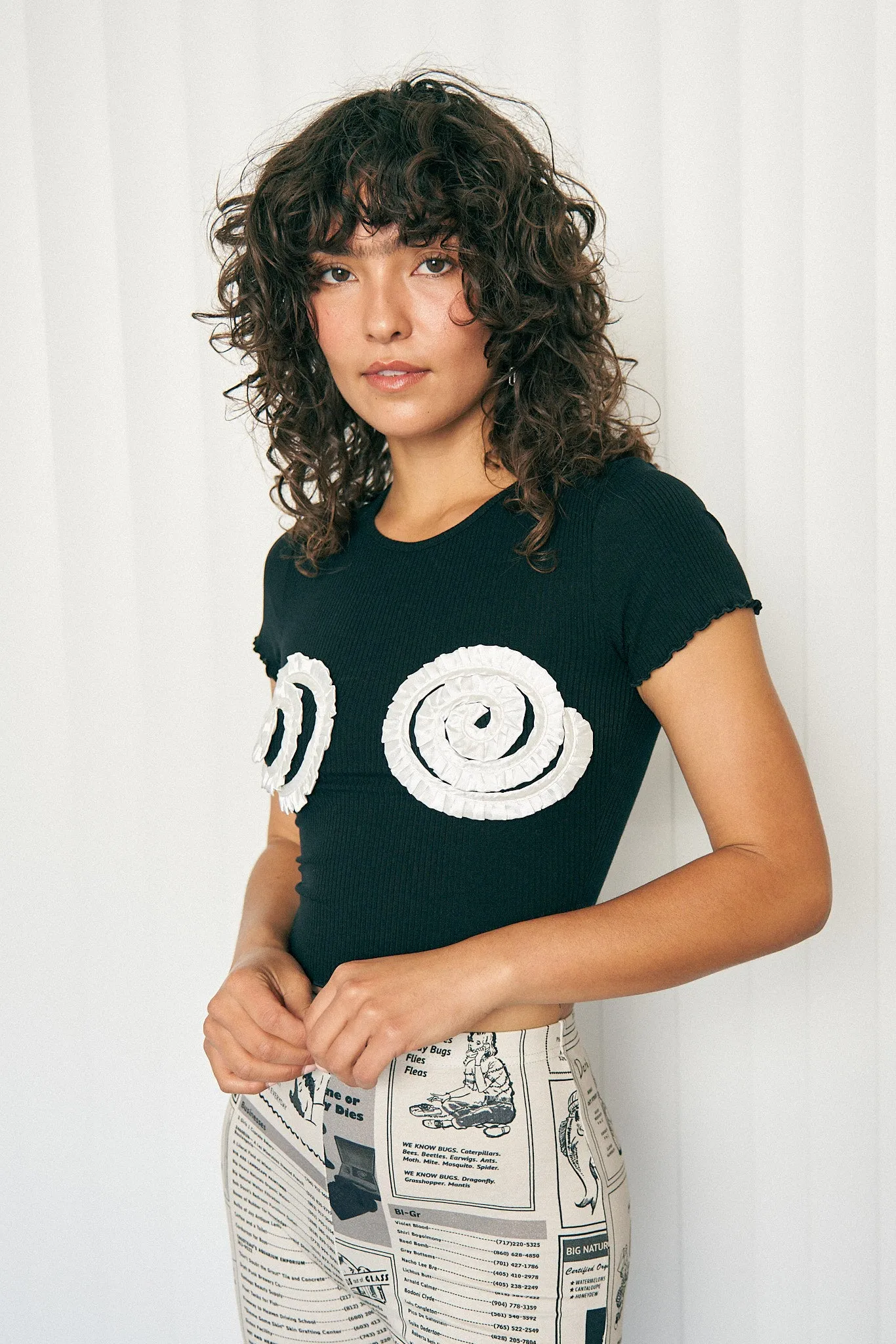 Tencel Swirl Boobs Tee