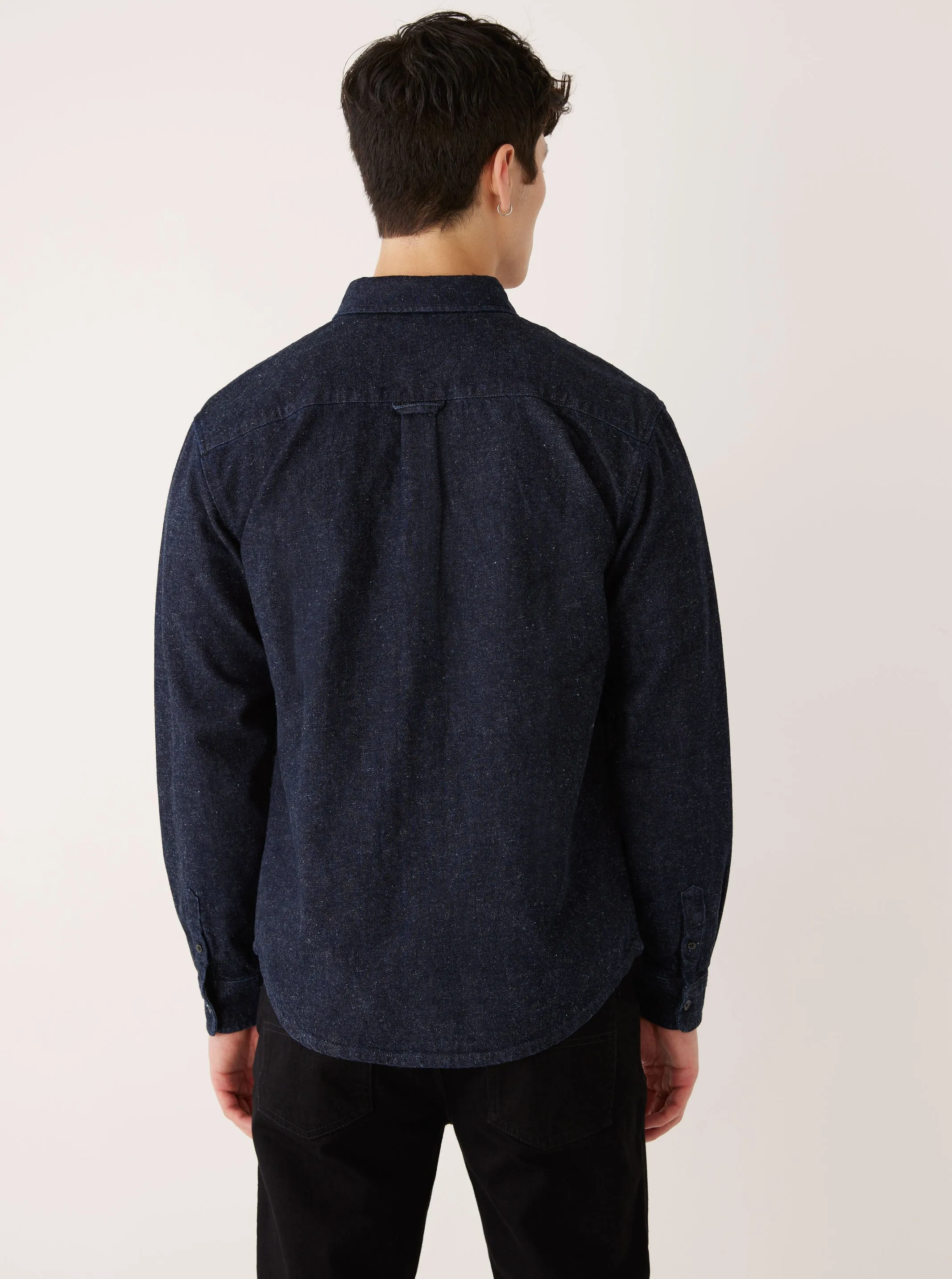 The Clark Denim Shirt in Navy