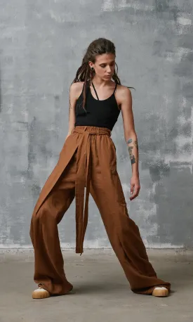 Wide Leg Linen Pants