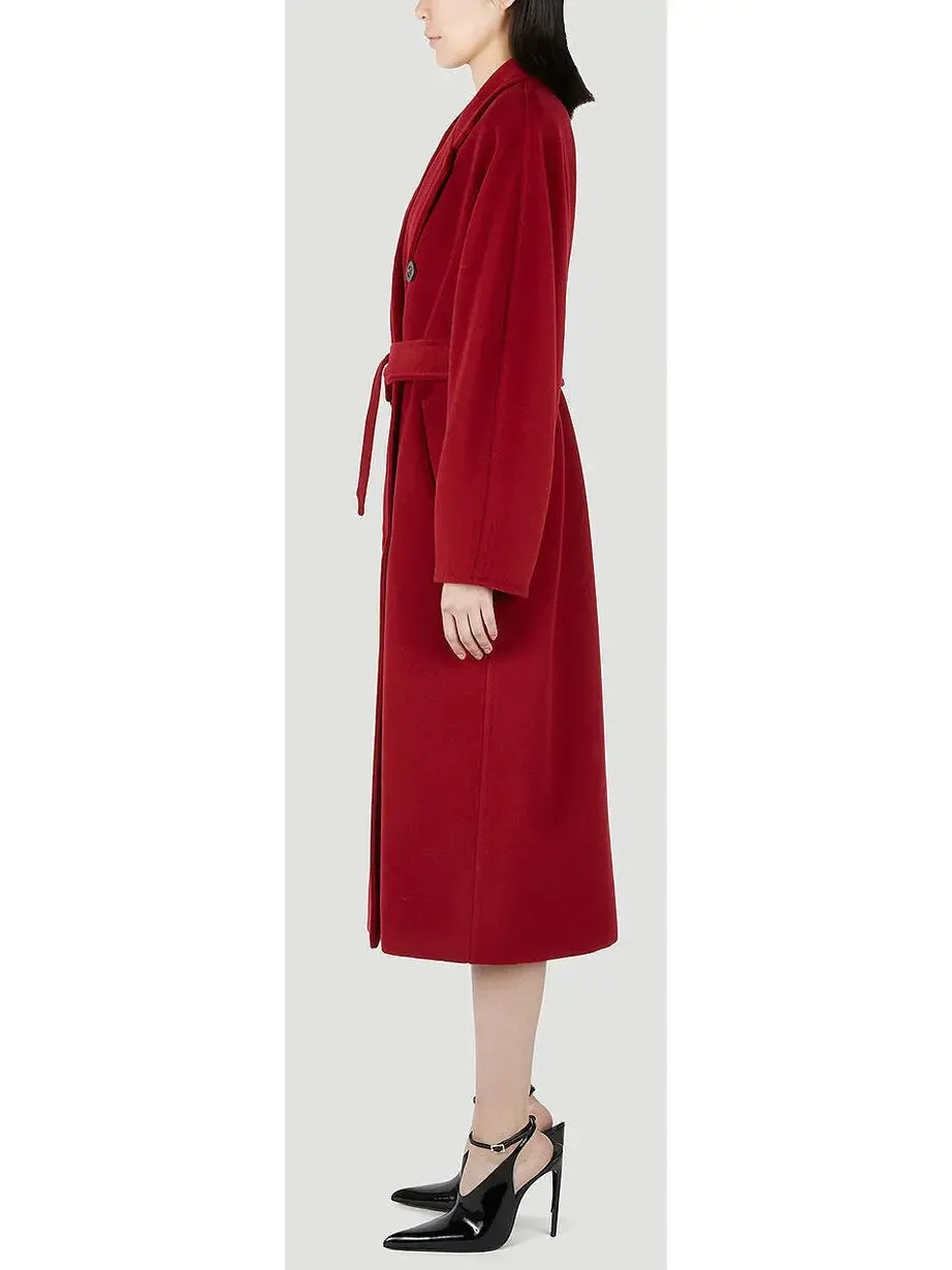 Women’s Double-Breasted Wool and Cashmere-blend Icon Coat, Red