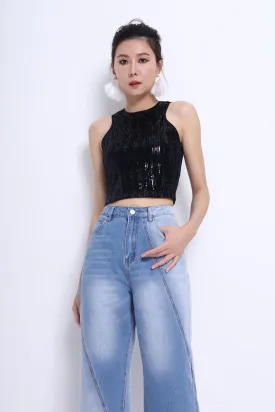 Yui Multi-panel Denim Jeans