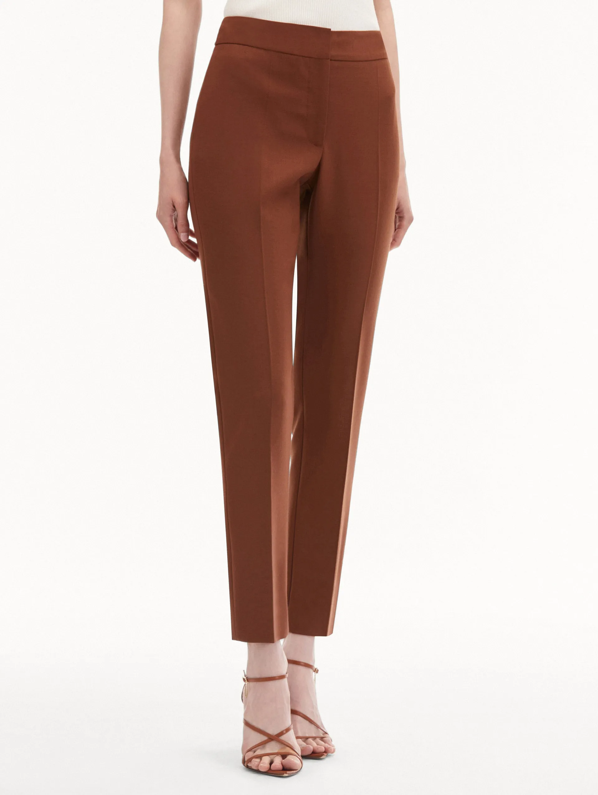 Zip-Front Skinny Pant